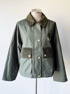 Barbour Phoebe Casual Jacket, Dark Green